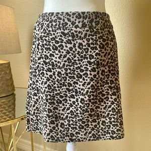 Loft Animal Print skirt